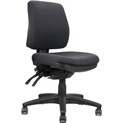 FNX RAPID ERGO MIDI OPERATOR Chair Medium Back Black